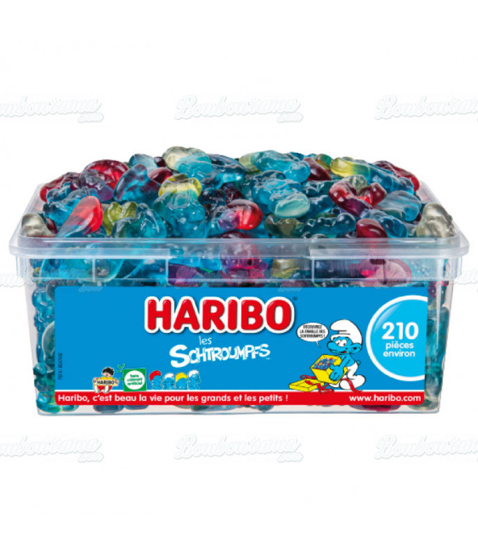 Bonbon gélifié en vrac Schtroumpf Haribo en gros conditionnement