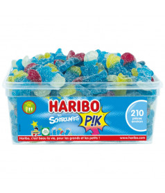 Bonbon gélifié en vrac Schtroumpf Pik Haribo en gros conditionnement