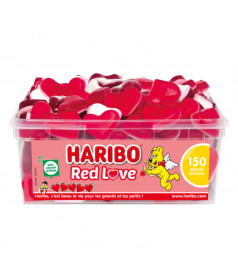 Bonbon gélifié en vrac Red Love Haribo en gros conditionnement