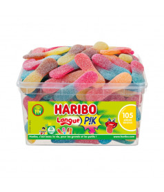 Bonbon gélifié en vrac Langue Pik Haribo en gros conditionnement