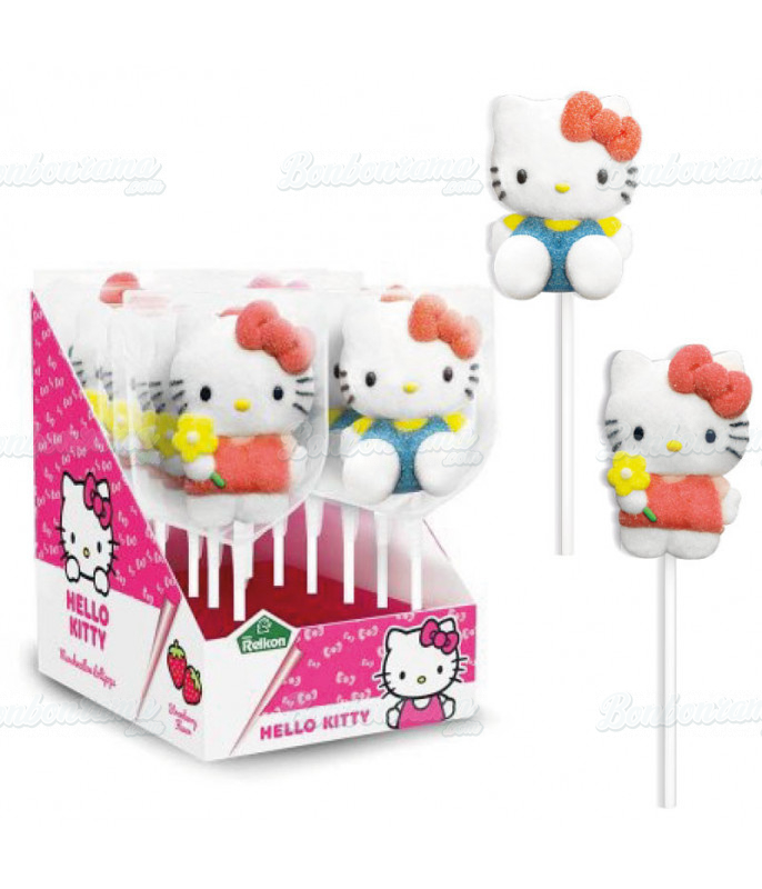 Hello Kitty Marshmallow Lollipop in Large Pack for Professionals