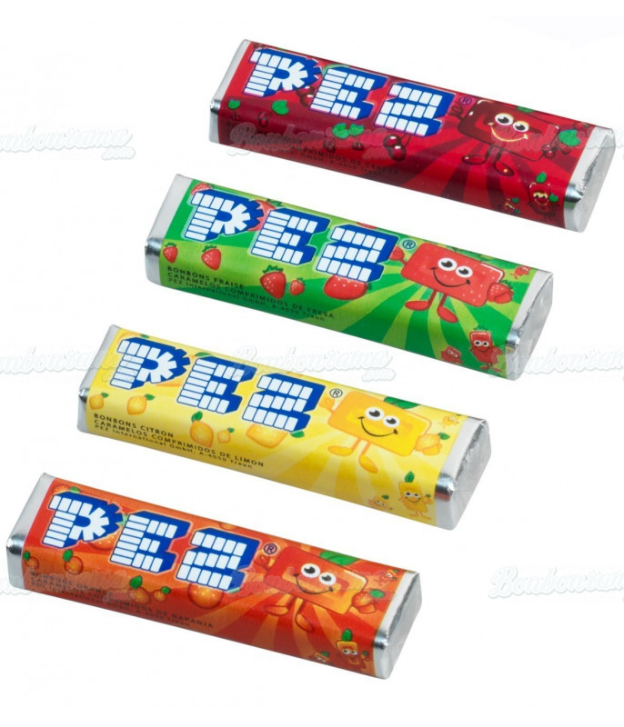 Bonbons PEZ Pokémon avec recharge aux fruits - 8,5G, 3 designs