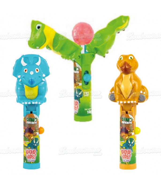 Sucettes Sucette Pop Ups Dino & Friends en gros conditionnement