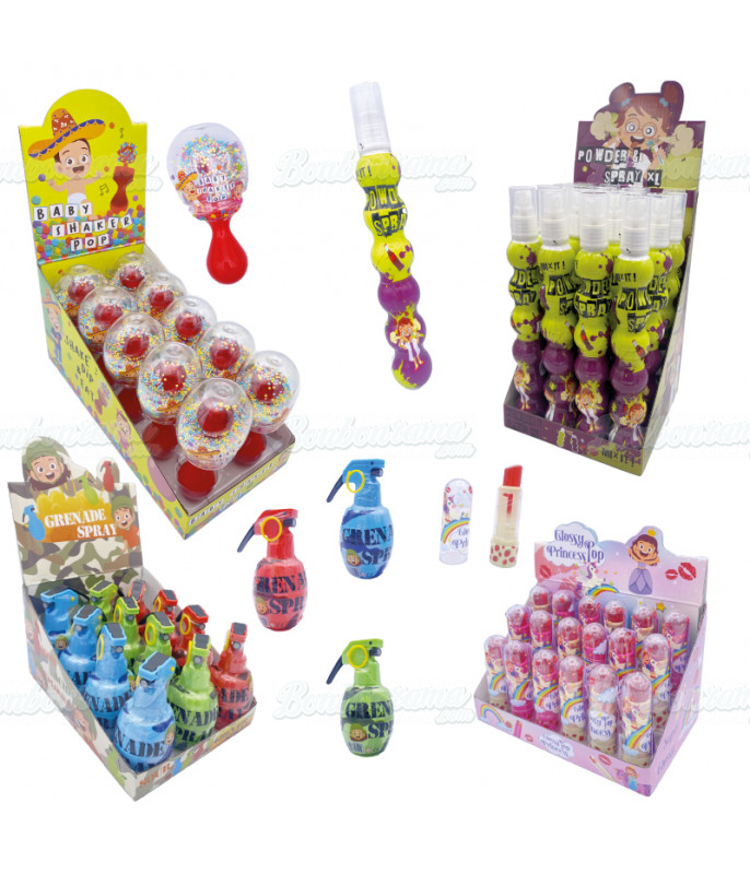 Confiserie ludique Pack Découverte Candy Family x 56 pcs en gros conditionnement