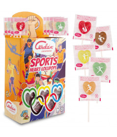 Mini Lollipop Sport Heart Mix