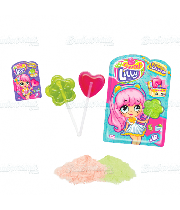 Confiserie ludique Johny Bee Popping Lollipop Sweet Lilly en gros conditionnement