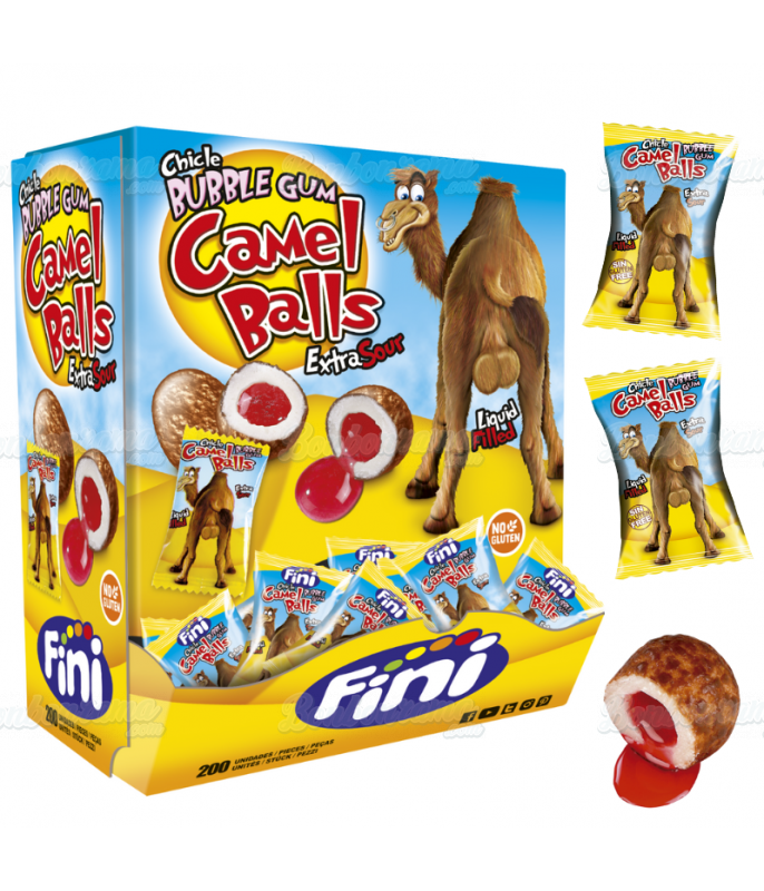 Chewing gum Fini Box Camel Balls Gum en gros conditionnement