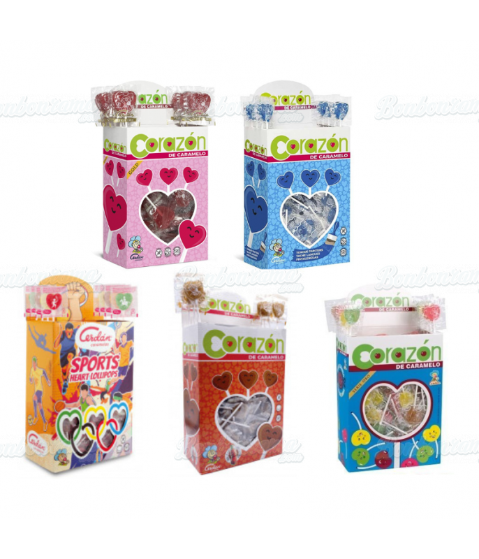 Mini Heart Lollipop Pack x 1000 pcs