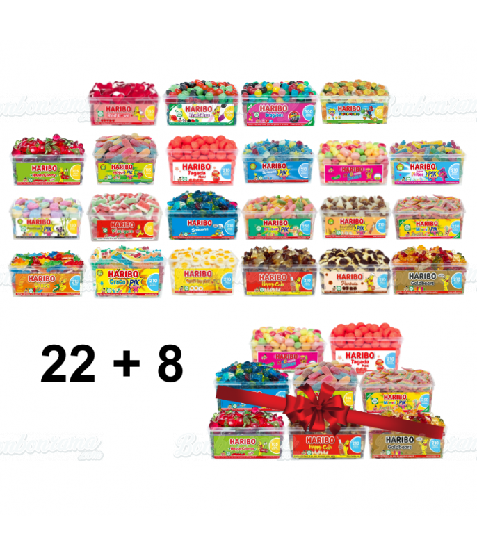 Bin Pack Haribo 22 + 8 Free