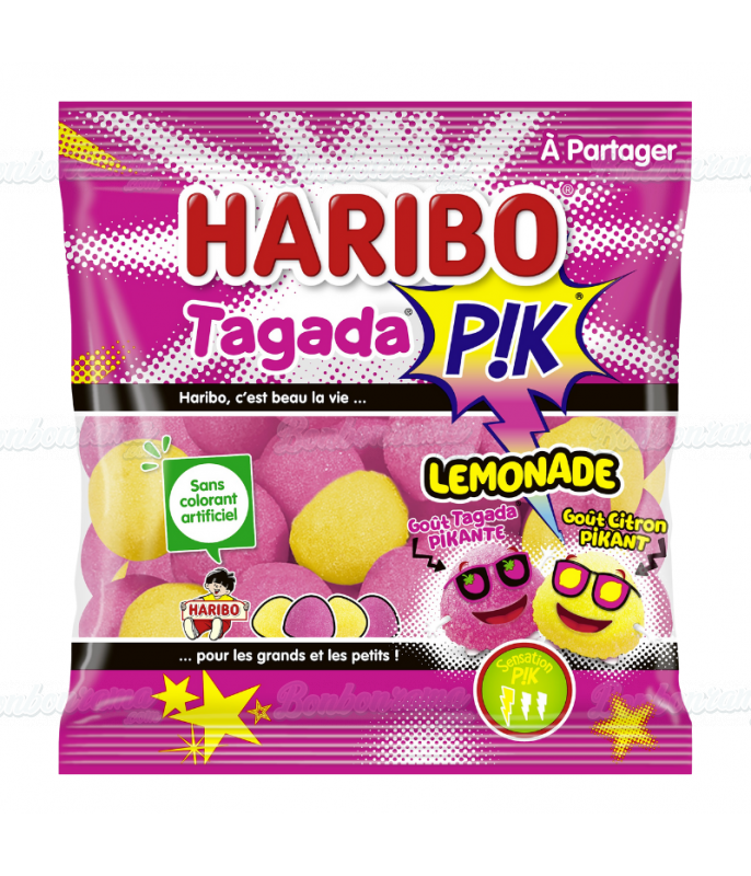 Beutel Haribo Tagada Pik Lemonade 100 gr Haribo - 1