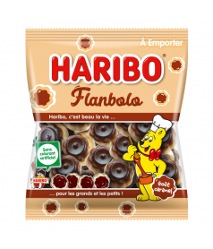 Sachet Haribo 100 gr Flanbolo en gros conditionnement