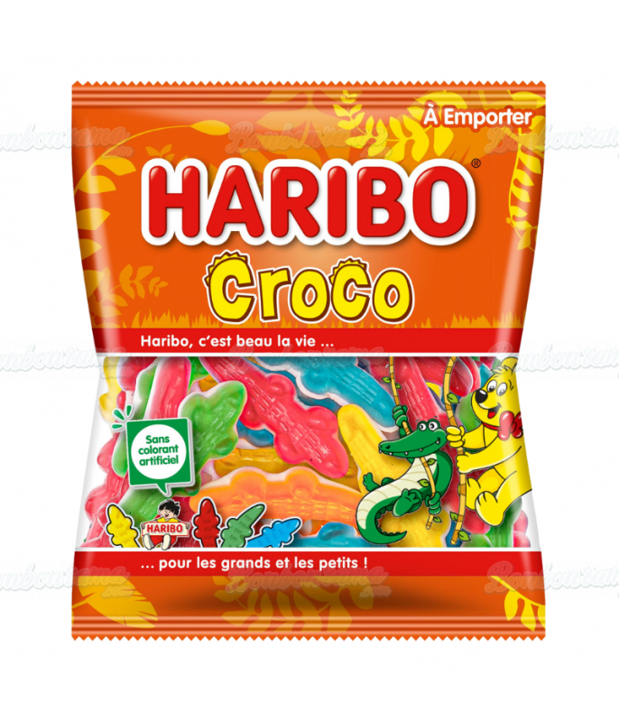 Sachet Haribo 120 gr Hari Croco en gros conditionnement