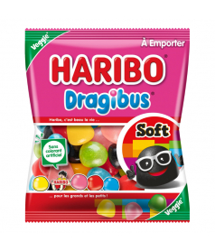 Sachet Haribo 120 gr Dragibus Soft en gros conditionnement