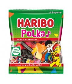 Sachet Haribo 120 gr Polka en gros conditionnement