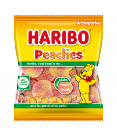 Sachet Haribo 120 gr Peaches en gros conditionnement