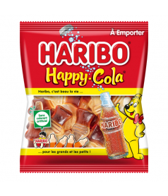 Sachet Haribo 120 gr Happy Cola en gros conditionnement