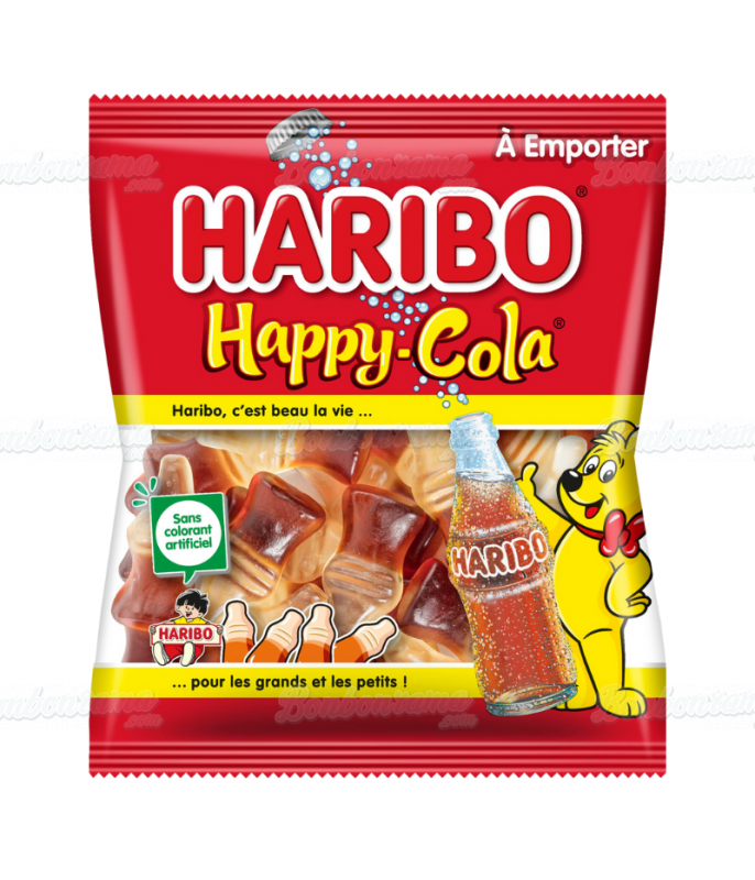 Sachet Haribo 120 gr Happy Cola en gros conditionnement