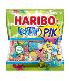 Sachet Haribo 120 gr Délir Pik en gros conditionnement