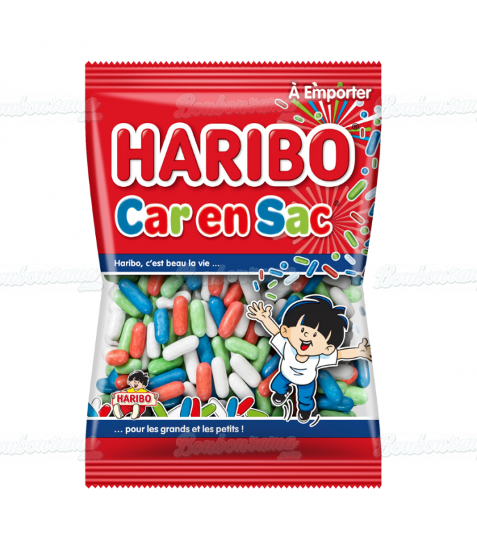 Sachet Haribo 120 gr Carensac en gros conditionnement