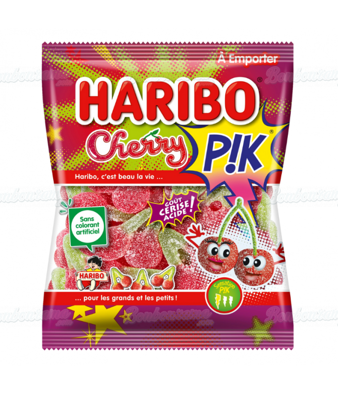 Sachet Haribo 120 gr Cherry Pik en gros conditionnement