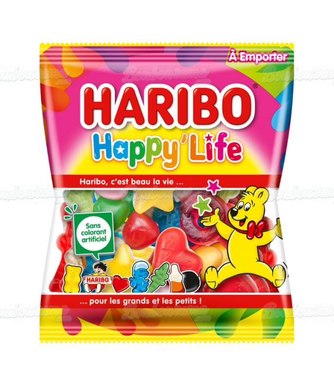 Beutel Haribo Happy Life 120 gr