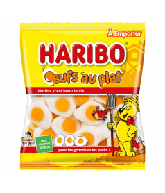 Sachet Haribo 120 gr Oeuf au plat en gros conditionnement