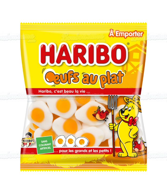 Sachet Haribo 120 gr Oeuf au plat en gros conditionnement