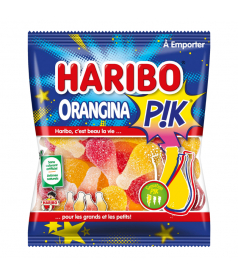 Sachet Haribo 120 gr Orangina Pik en gros conditionnement