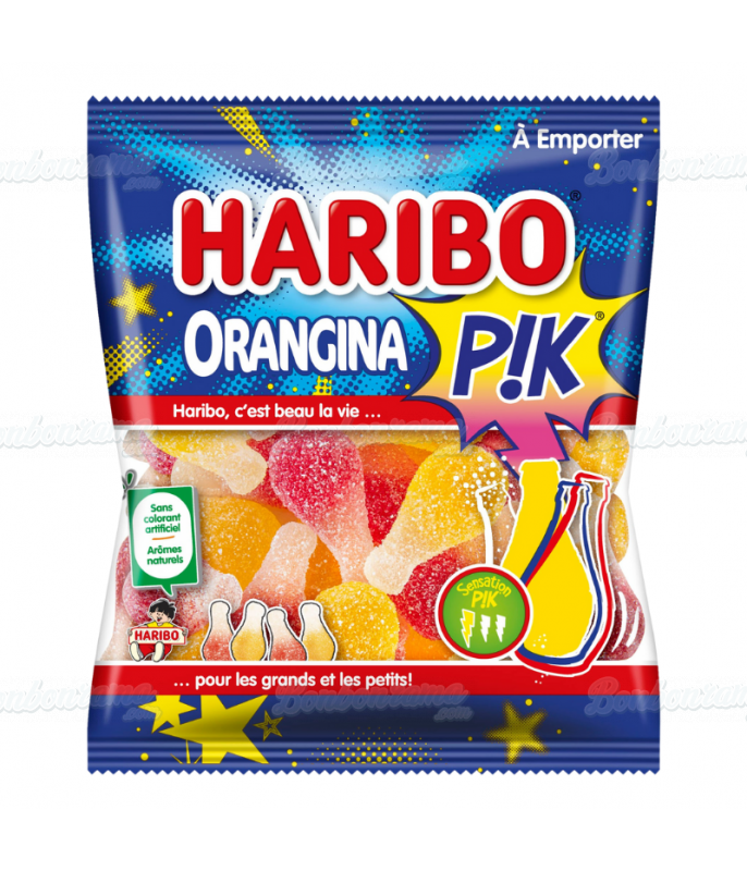 Sachet Haribo 120 gr Orangina Pik en gros conditionnement