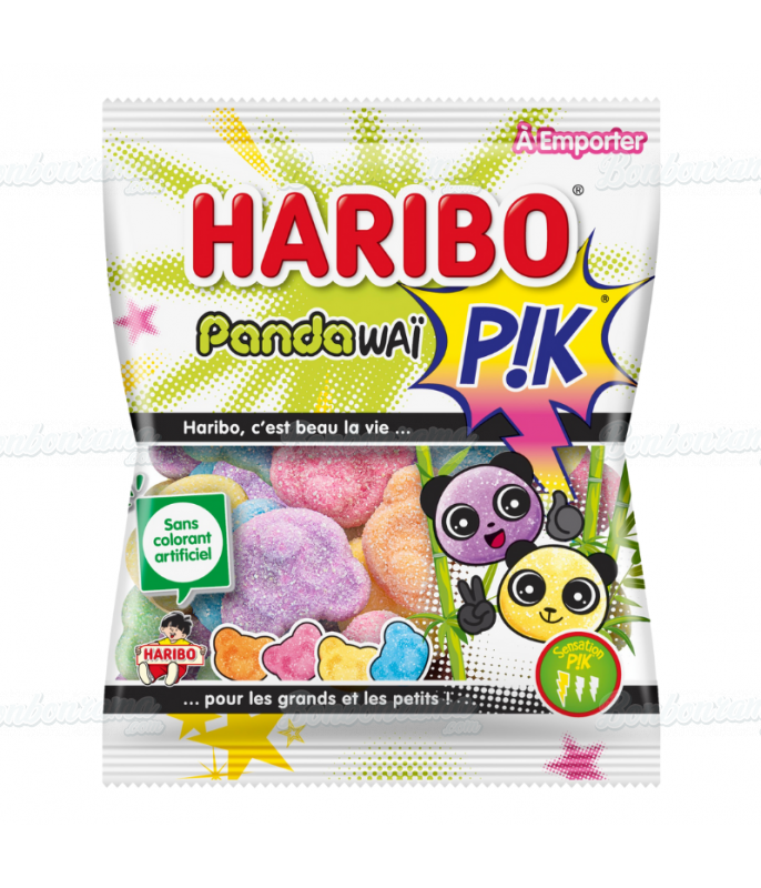 Sachet Haribo 100 gr PandaWai Pik en gros conditionnement