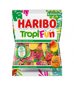 Sachet Haribo 100 gr TropiFun en gros conditionnement