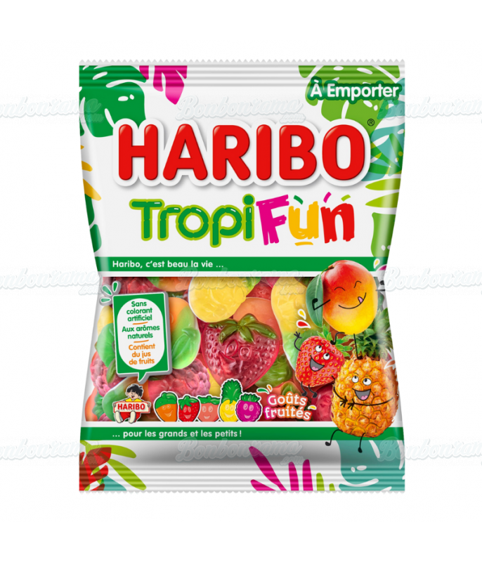 Beutel Haribo TropiFun 100 gr