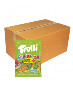 Sachet Trolli 100 gr Funiverse Sour Mix en gros conditionnement