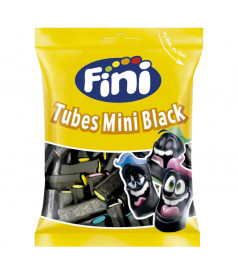 Sachet Fini 90 gr Mini Tube Réglisse DLUO 10/24 en gros conditionnement