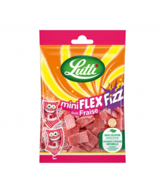 Beutel Lutti Mini Erdbeere Flex Fizz 35 gr