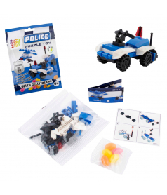 Confiserie ludique Puzzle Toy Police + Bonbon en gros conditionnement