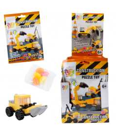 Construction Puzzle Toy + Candy