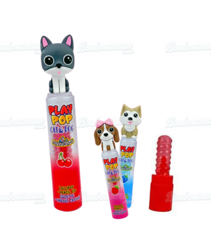 Sucettes Sucette Pop Play Cats & Dogs en gros conditionnement