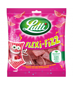 Beutel Lutti Flexi Fizz Erdbeere 100 gr