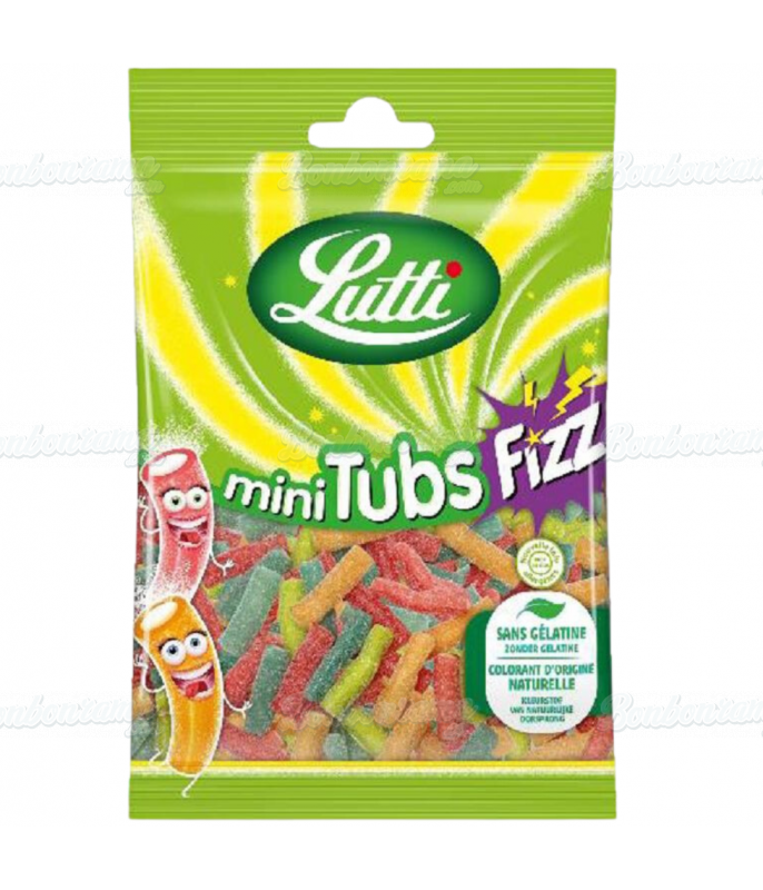 Beutel Lutti Flexi Fizz Erdbeere 90 gr