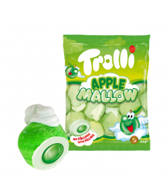 Beutel Trolli Apfel Mallow 150 gr
 Verpackung-Packung mit 8 Stück