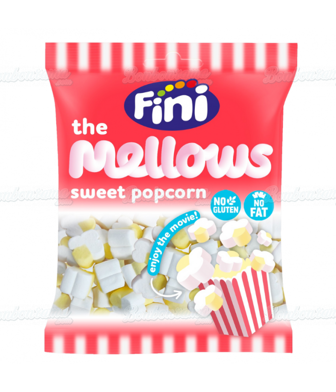 Fini Mellows Sweet popcorn bag 80 gr in bulk packaging