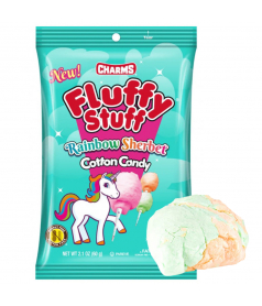 Cotton Candy Fluffy Stuff Rainbow Sherbet