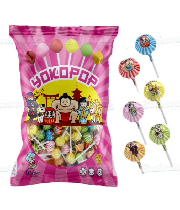 Sucettes Yokopop Sucette 8,5 gr en gros conditionnement