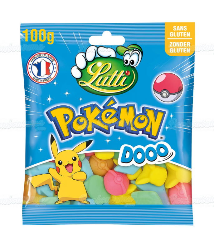 Sachet Lutti 100 gr Pokemon Dooo en gros conditionnement