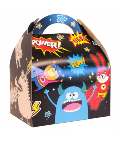 Accessoire Boîte Bonbon XL Super Hero pour confiseries et bonbons en gros conditionnement