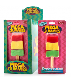 Bonbon gélifié XL Mega Gummies Glace (120 gr) en gros conditionnement