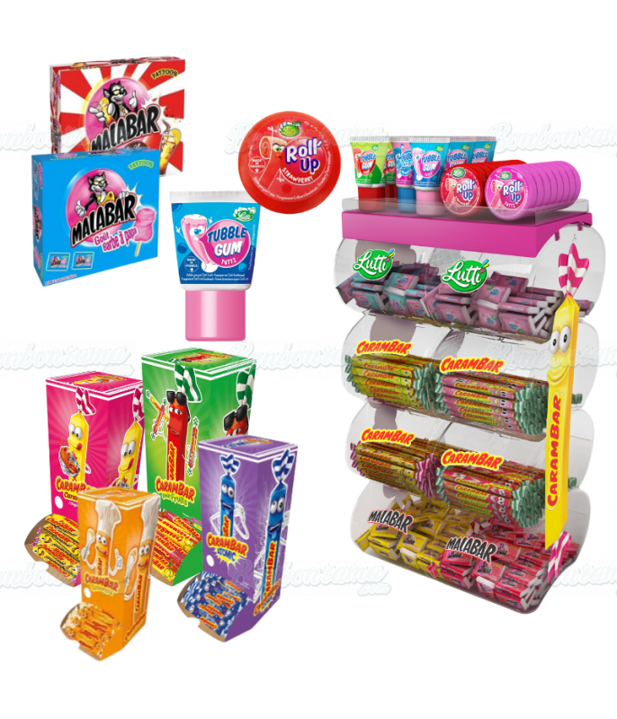 Packung Carambar 1180 stk + Display Gratis