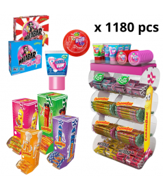 Packung Carambar 1180 stk + Display Gratis