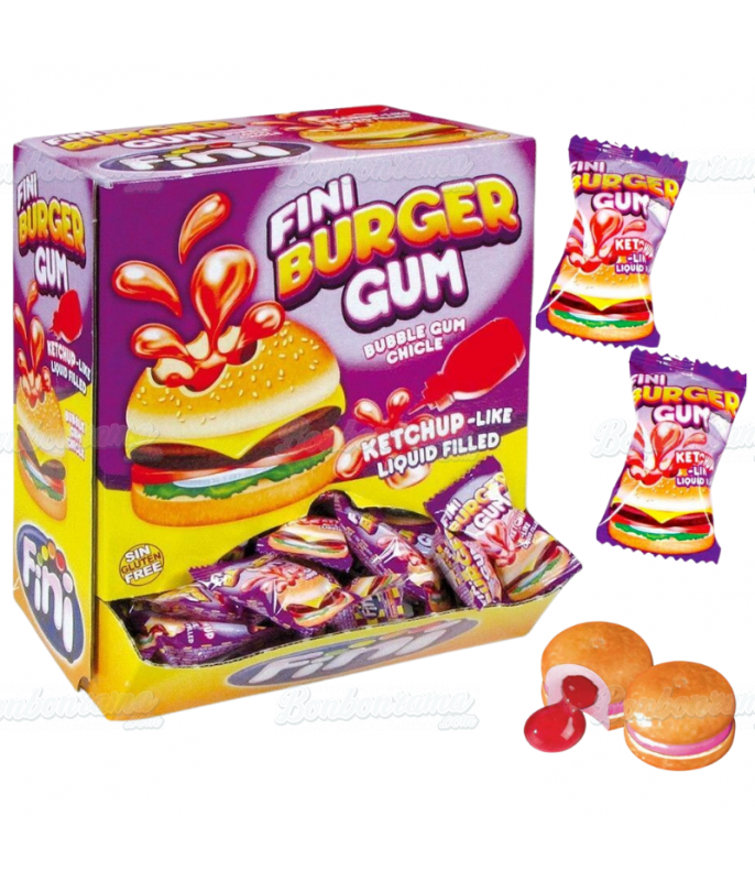 Chewing gum Fini Box Burger Gum en gros conditionnement